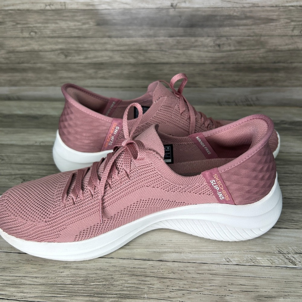 Skechers Women Sneakers Mauve Slip-ins Ultra Flex 3.0 Smooth Step Size 8.5 - Picture 8 of 11